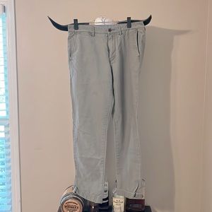 33/32 Seafoam green J Crew urban slim chinos.